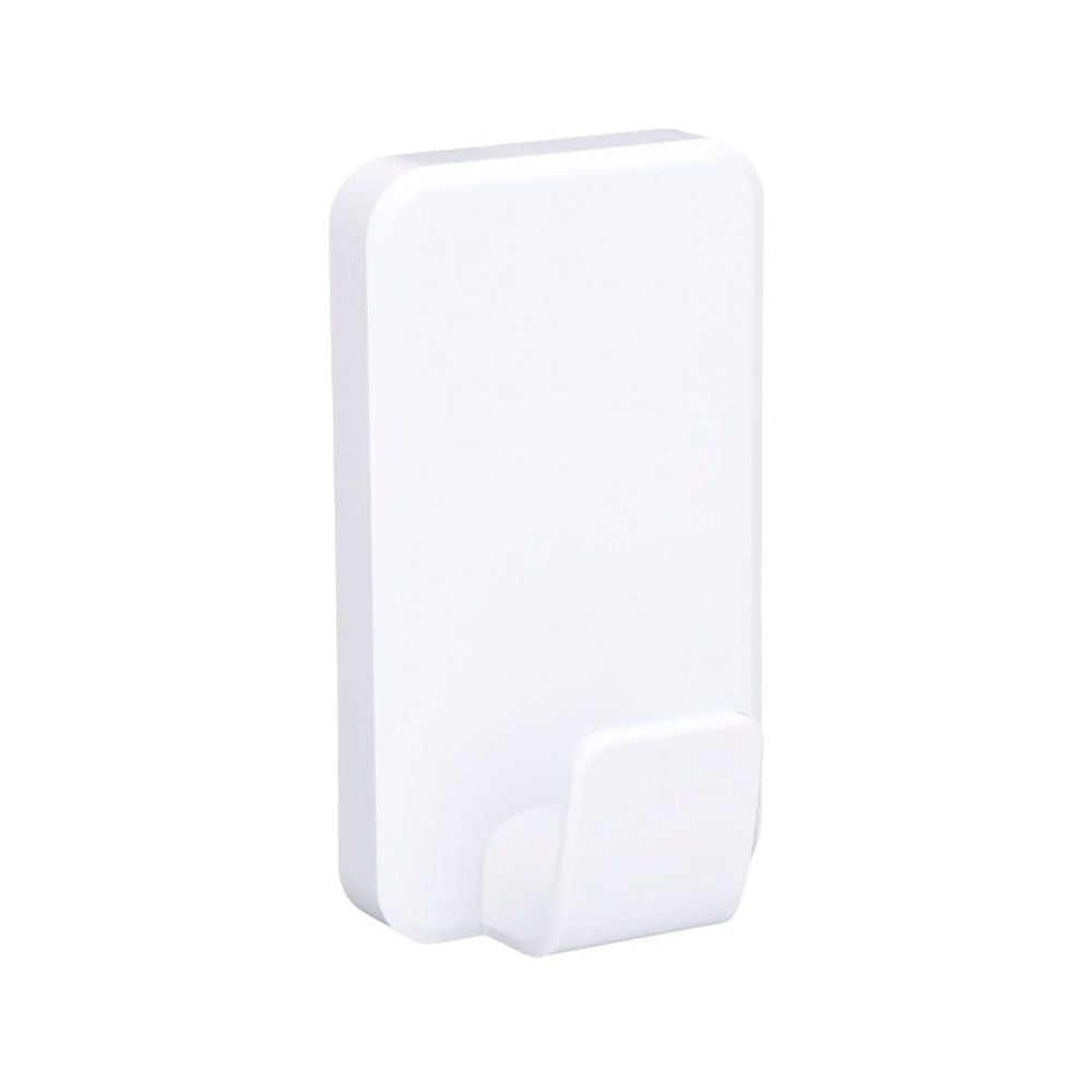 GANCHO PARA UTENSILIOS, EXTRA GRANDE, BLANCO, 1 ud + 3 TIRAS, MÁX 6,8 kg