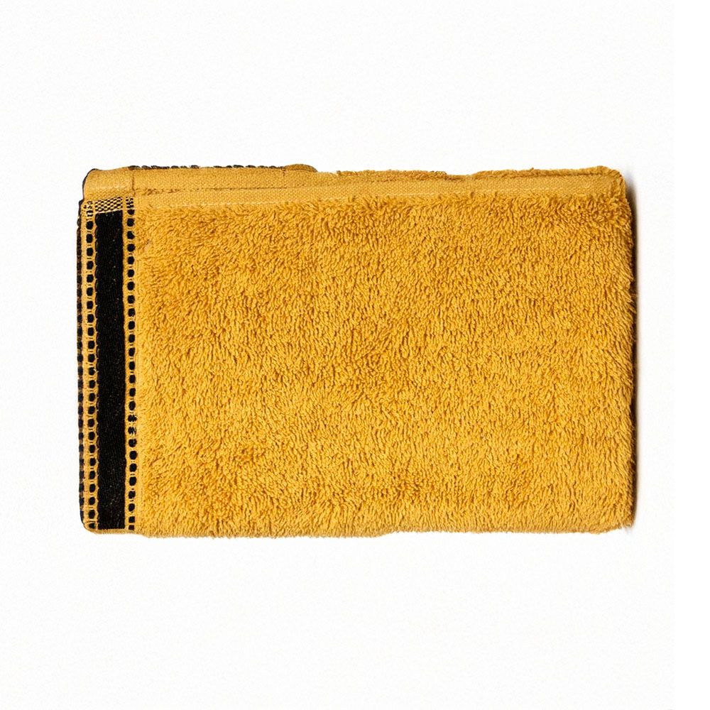 TOALLA DE BAÑO PREMIUM 550 g / m² COLOR MOSTAZA 30 x 50 cm