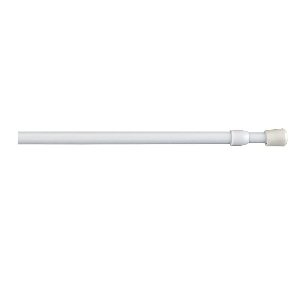 PORTAVISILLO EXTENSIBLE A PRESIÓN ROSCA BLANCO, Ø0,8 x 40 - 65 cm, 2 uds
