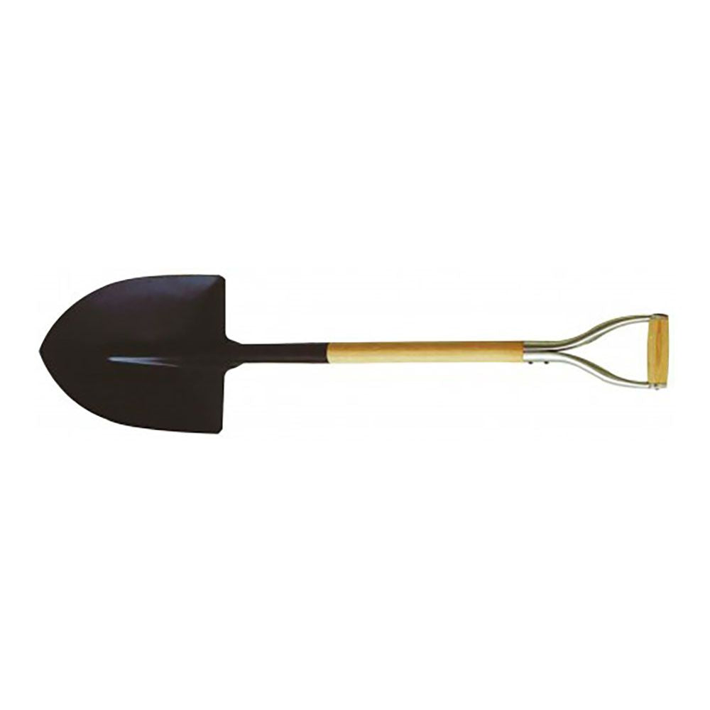 PALA PUNTA, MANGO ANILLA METÁLICA, 29 x 17 x 110 cm