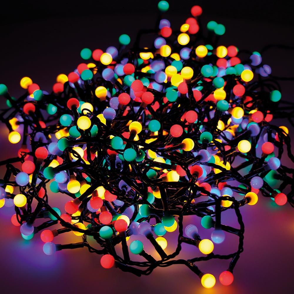 GUIRNALDA "CHERRY COMPACT" 500 LEDS MULTIFUNCIÓN, MULTICOLOR, EXTERIOR, 11 m