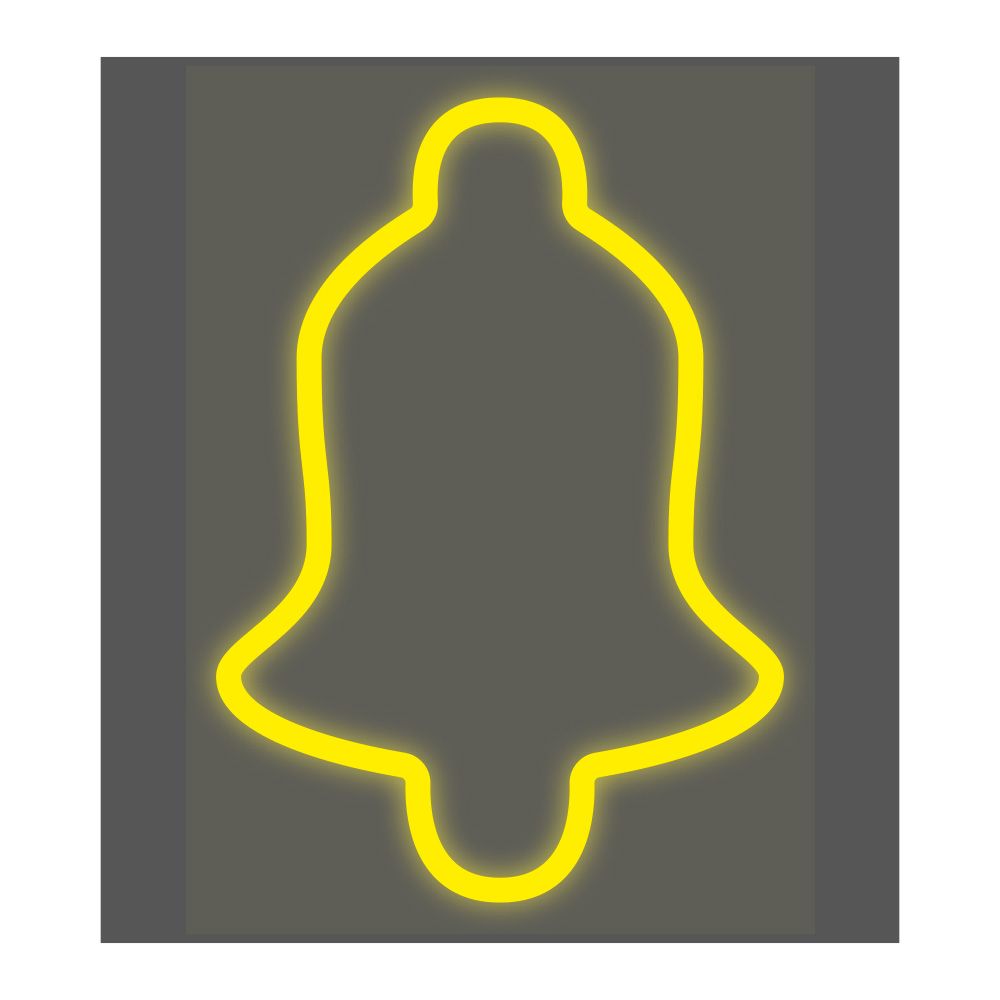 FIGURA FLEXILED CAMPANA BLANCO CALIDO 71 cm