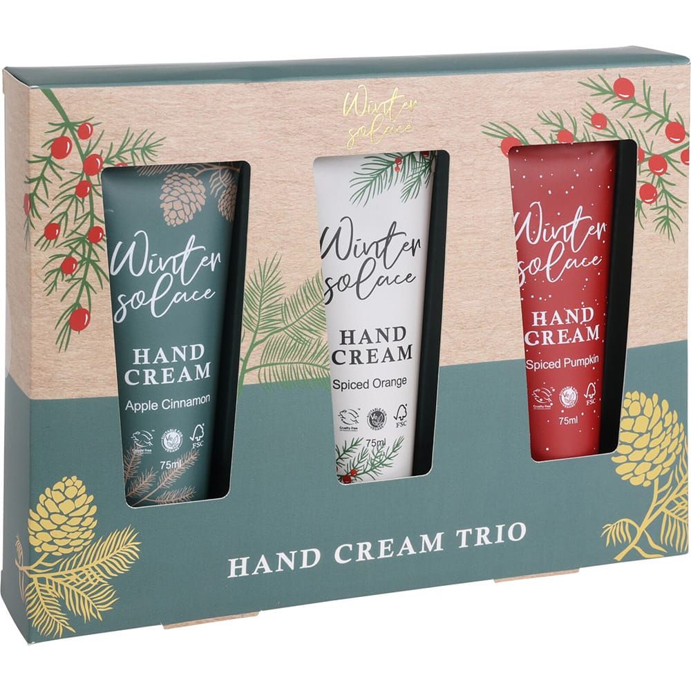 SET PARA CUIDADO DE MANOS WINTER SOLACE, 3 PIEZAS
