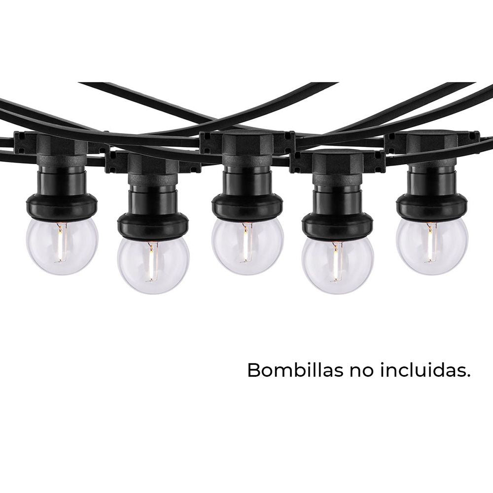 GUIRNALDA 50 PORTALÁMPARAS 2000 W 50-60 Hz 220-240 V E27 IP44 50 m