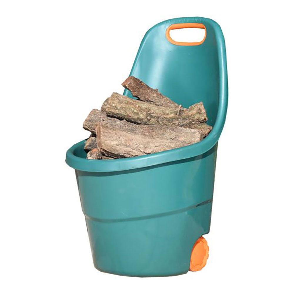 CARRO DE JARDÍN VERDE 68 l; 53 x 57 x 88,5 cm