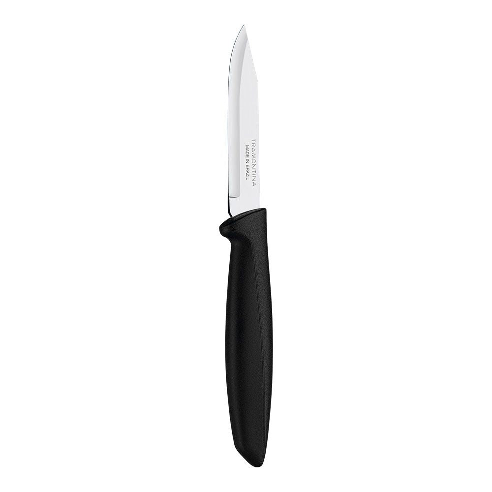 CUCHILLO PARA LEGUMBRES Y FRUTAS PLENUS NEGRO 7,7 cm BLISTER