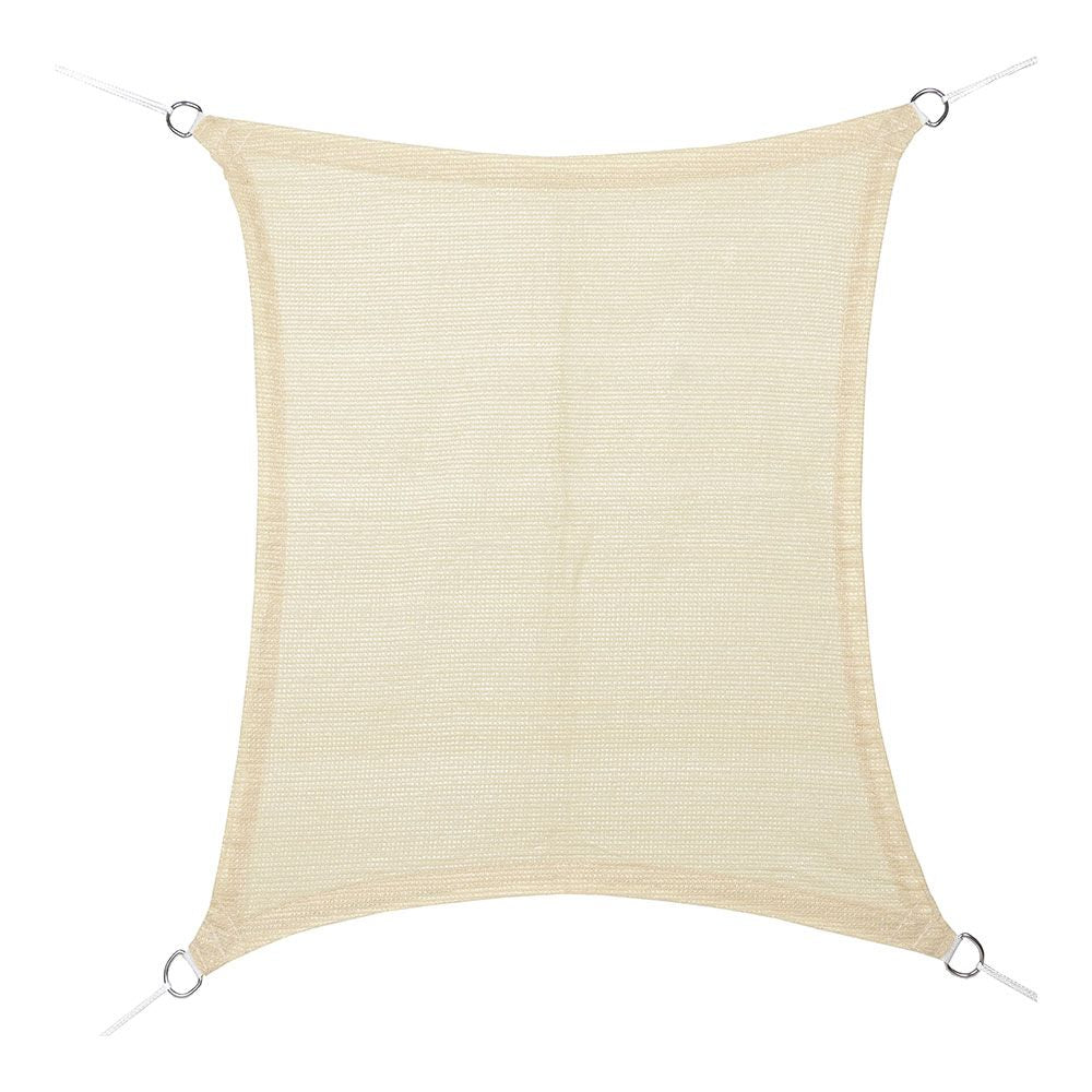 TOLDO VELA RECTANGULAR BEIGE 4 x 6 m