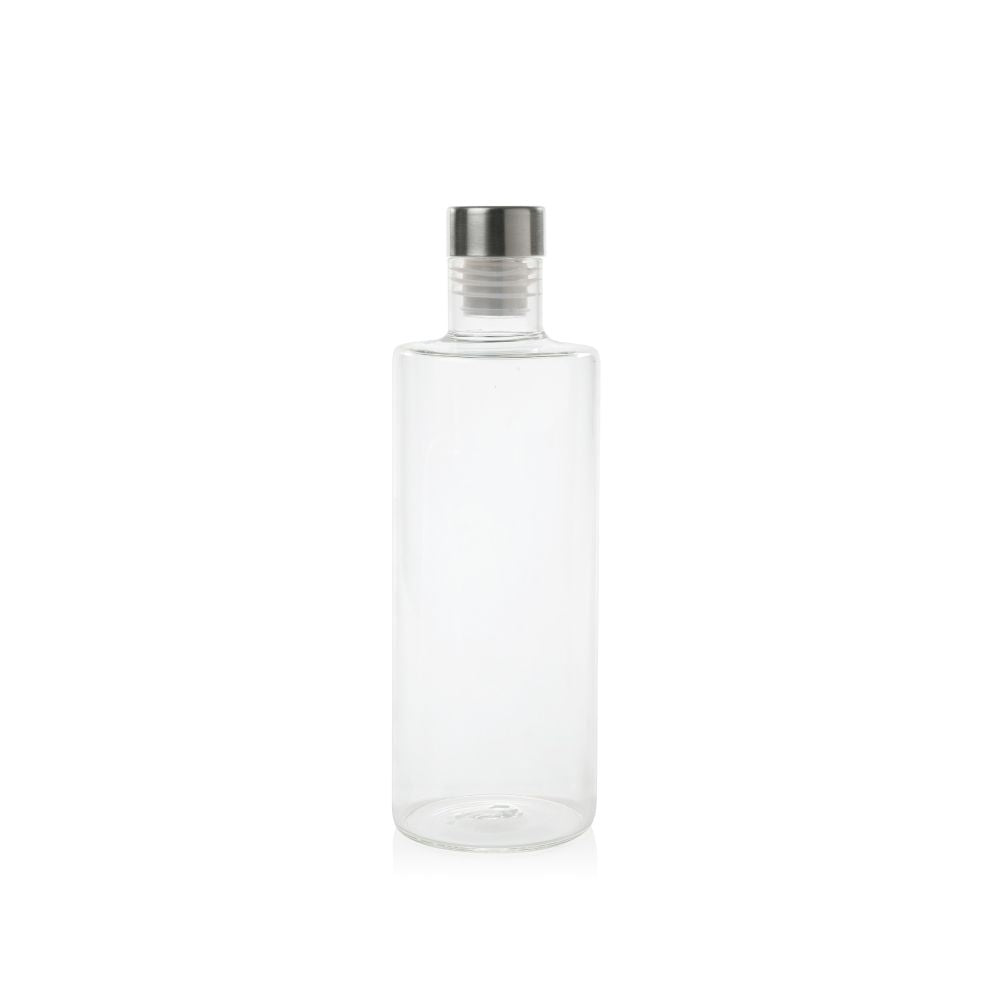 BOTELLA DE VIDRIO REDONDA Ø8 x 29 cm 1 L