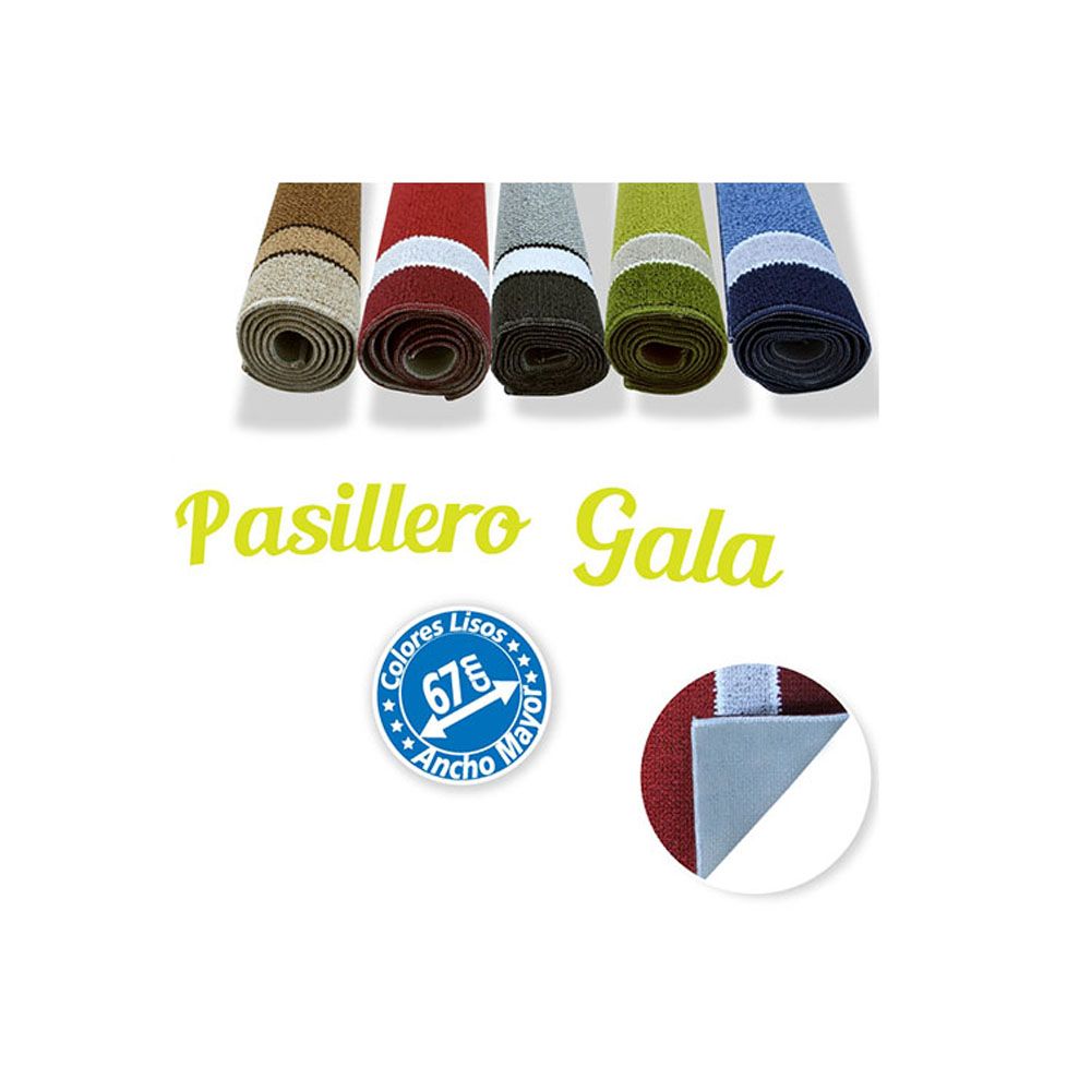 FELPUDO EN ROLLO PASILLERO GALA, COLORES SURTIDOS, 67 x 150 cm