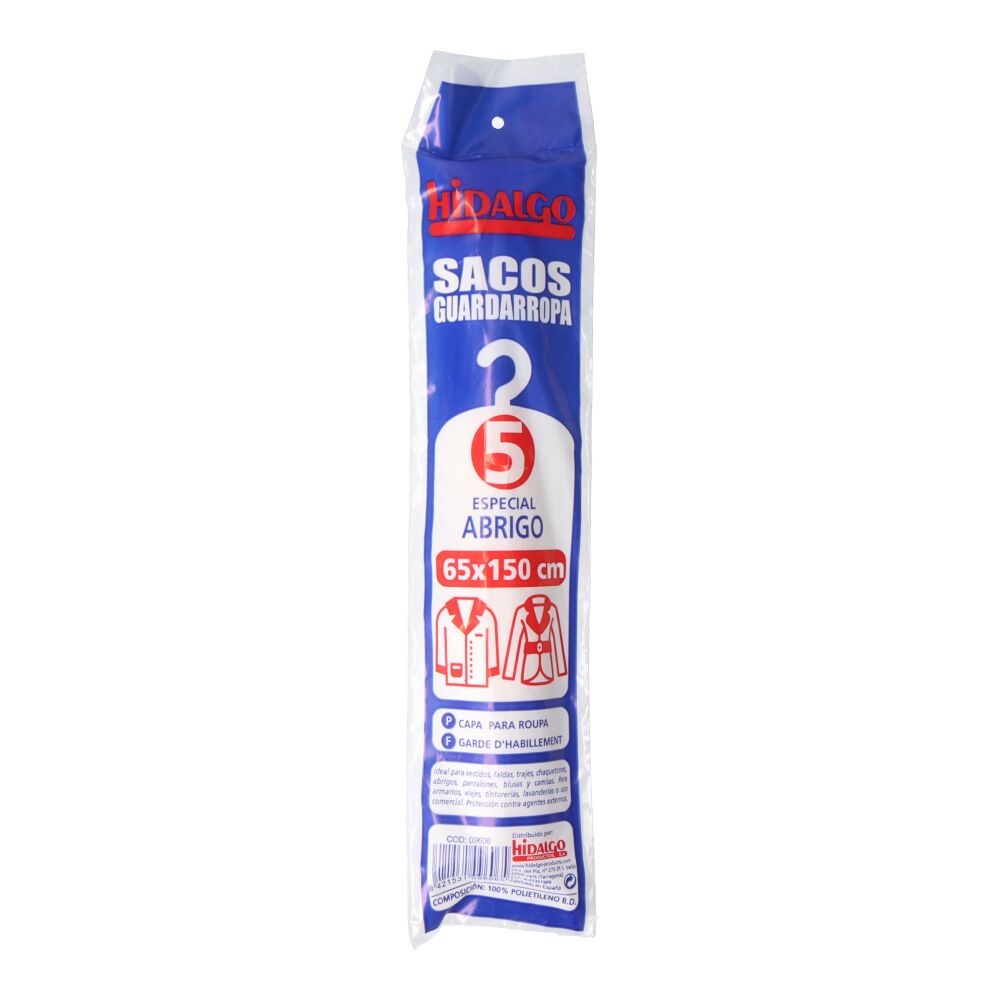 GUARDARROPA N°3 ABRIGO, 5uds, 65 x 150 cm