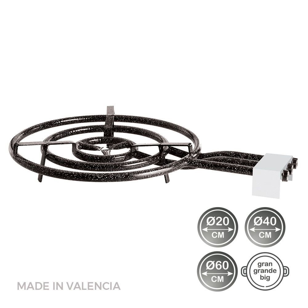 QUEMADOR DE GAS BUTANO/PROPANO Ø60 m 3 FUEGOS
