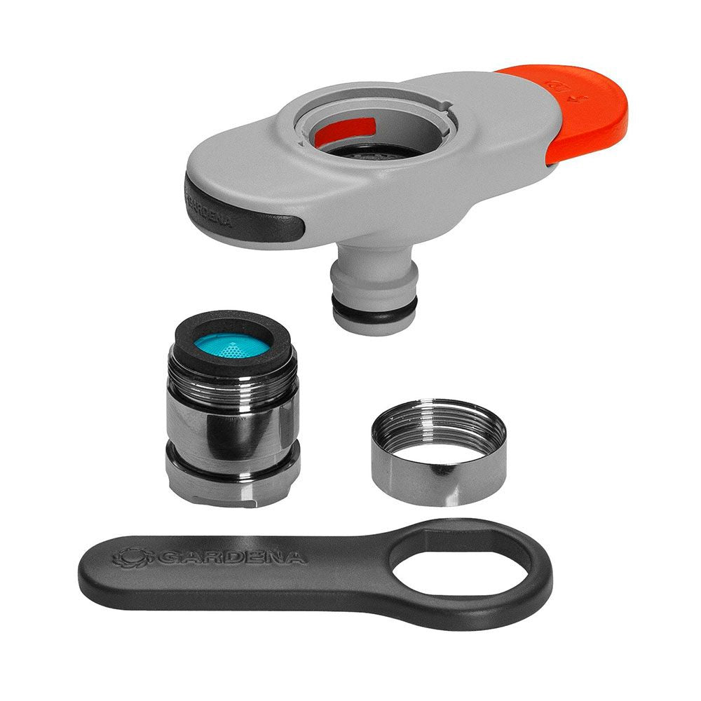 ADAPTADOR PARA GRIFO DE INTERIOR ROSCA M22x1 HEMBRA, M24x1 MACHO. GARDENA