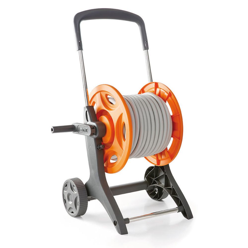 CARRO PORTAMANGUERA EUROTANK PLUS CON 20M MANGUERA 1/2" (12,5mm) Y RACORES