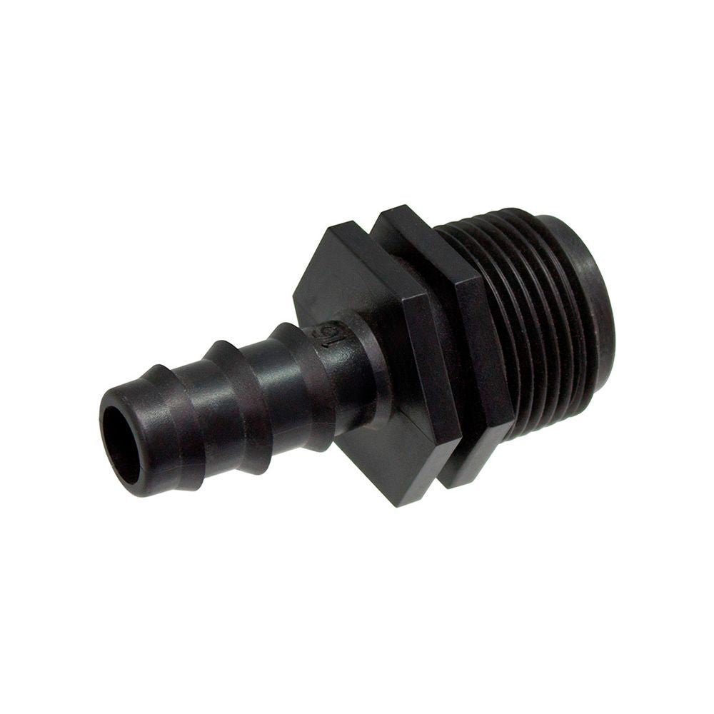 ADAPTADOR MACHO TUBO 16mm A ROSCA 3/4" BLUE BIRD