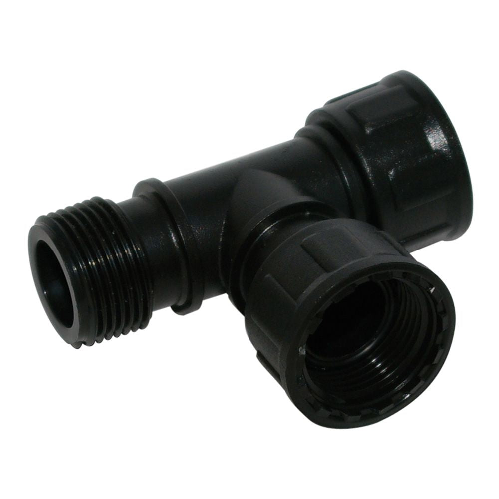 CONEXION "T" COLECTOR ROSCA LOCA 1" AQUA CENTER