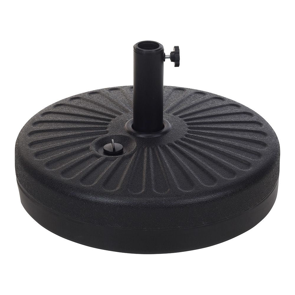 BASE DE PARASOL 22 L NEGRO Ø51 x 12 cm