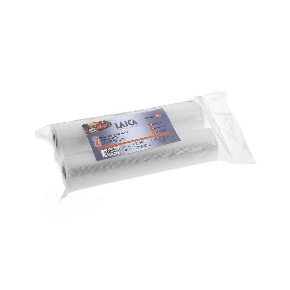 ROLLOS DE CONSERVACION AL VACIO 28 x 600 cm, 2 uds
