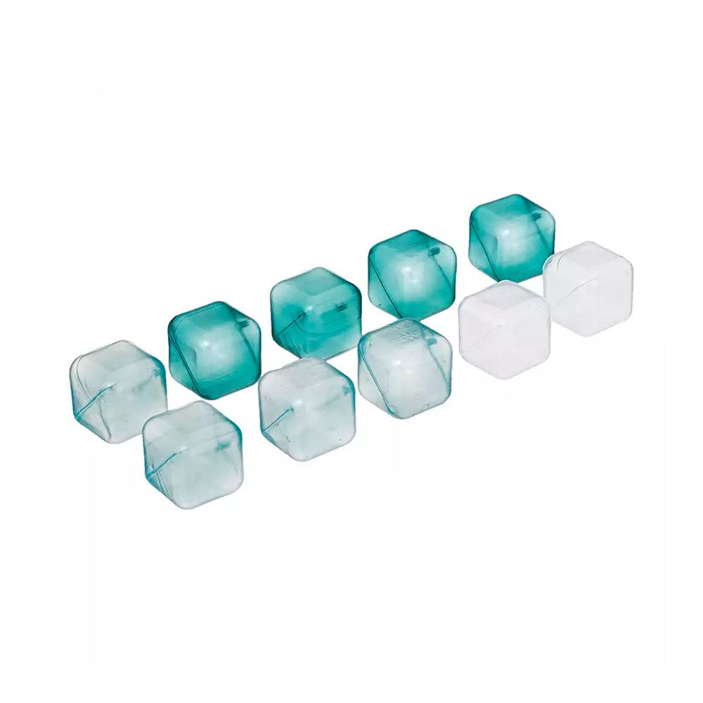 CUBITOS DE PLÁSTICO 2,5 x 2,5 x 2,5 cm 10 uds