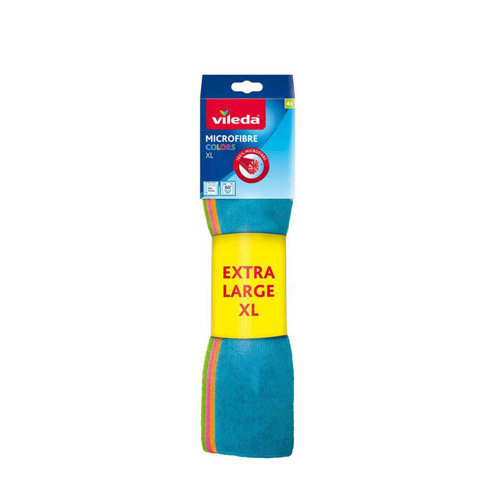 BAYETA MICROFIBRA COLORS XL 4 uds