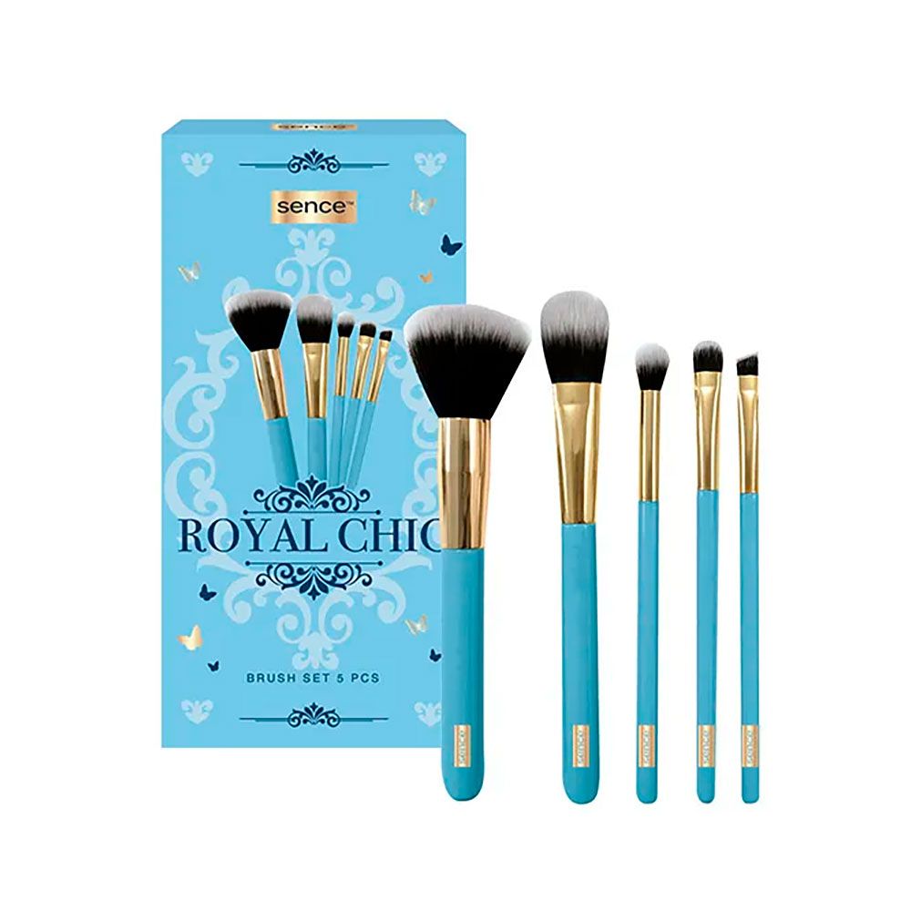 ESTUCHE DE 5 BROCHAS DE MAQUILLAJE