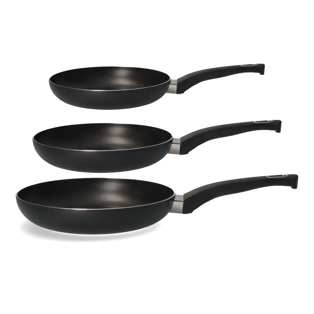 SET 3 SARTENES ANTIADHERENTES "BASIC LINE" Ø20 / Ø24 / Ø28 cm