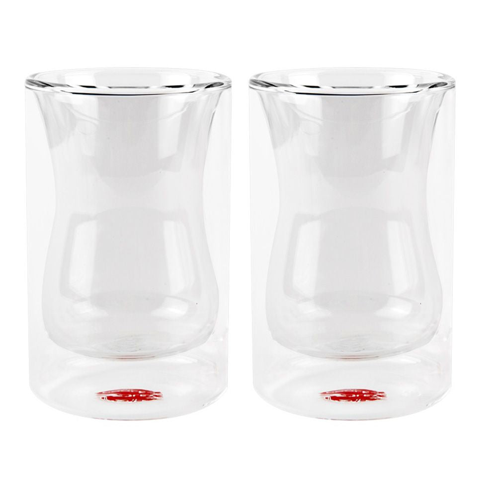 TAZAS DE DOBLE PARED PALERMO, RESISTENTES A GOLPES Y TEMPERATURAS, 200 ml, 2 uds