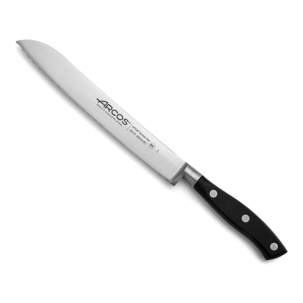 CUCHILLO PANERO CON SIERRA SERIE RIVIERA 200 mm