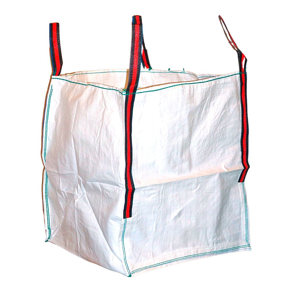BIG BAG CON ASAS 30 cm PARA ENVASES PERDIDOS, 90 x 90 x 100 cm