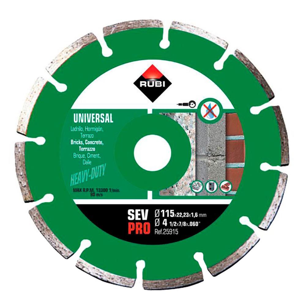 DISCO DIAMANTADO SEV PRO Ø115 x 1,6 x 22,2 mm