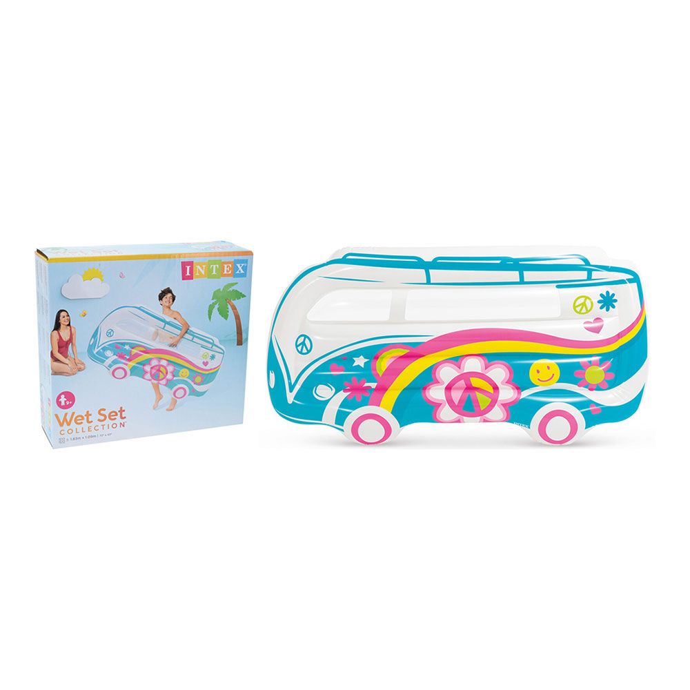 HINCHABLE FURGONETA HIPPIE 183 x 109 cm