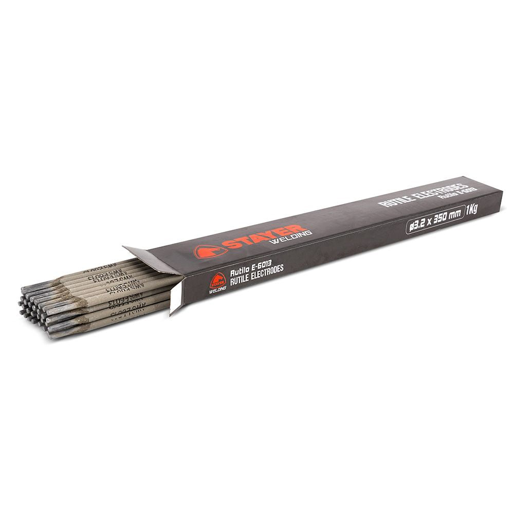 ELECTRODO Ø3.2 x 350 mm RUTILO E-6013, CAJA 1 kg.