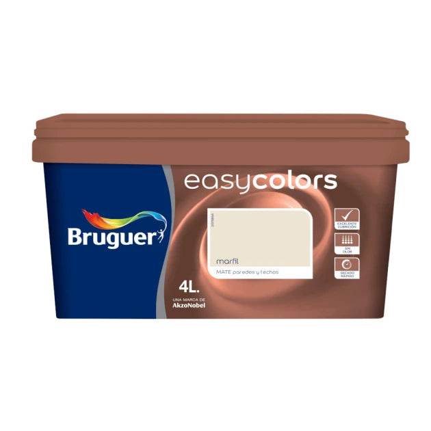 Bruguer Pintura Plastica Mate 4L - Pinturas y Tarimas Ideas