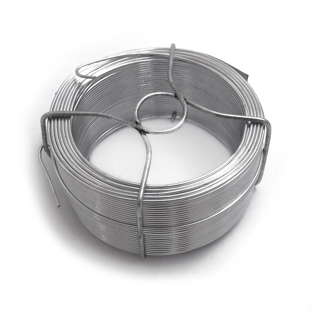 ALAMBRE ZINCADO N° 6, 350 gr, CALIBRE 1,10 mm x 50 m