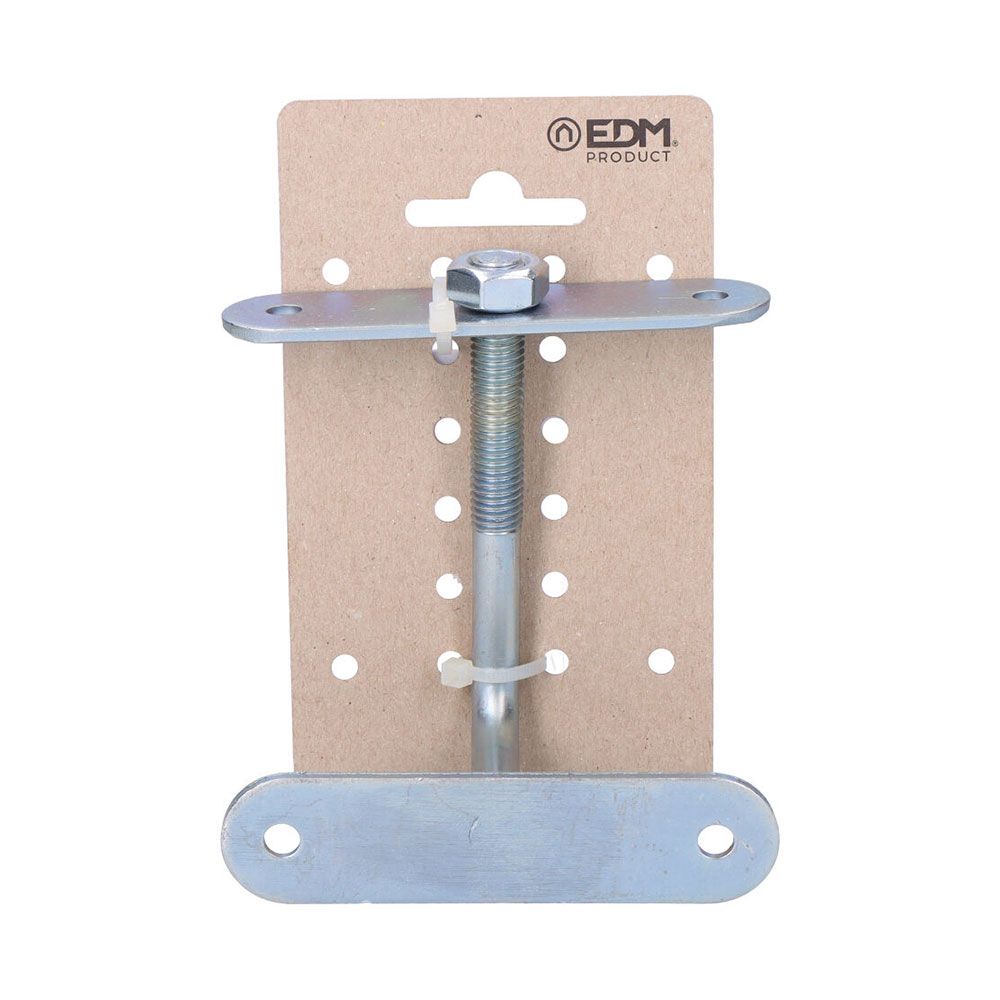 SOPORTE BARANDILLA REGULABLE ZINC CROMADO