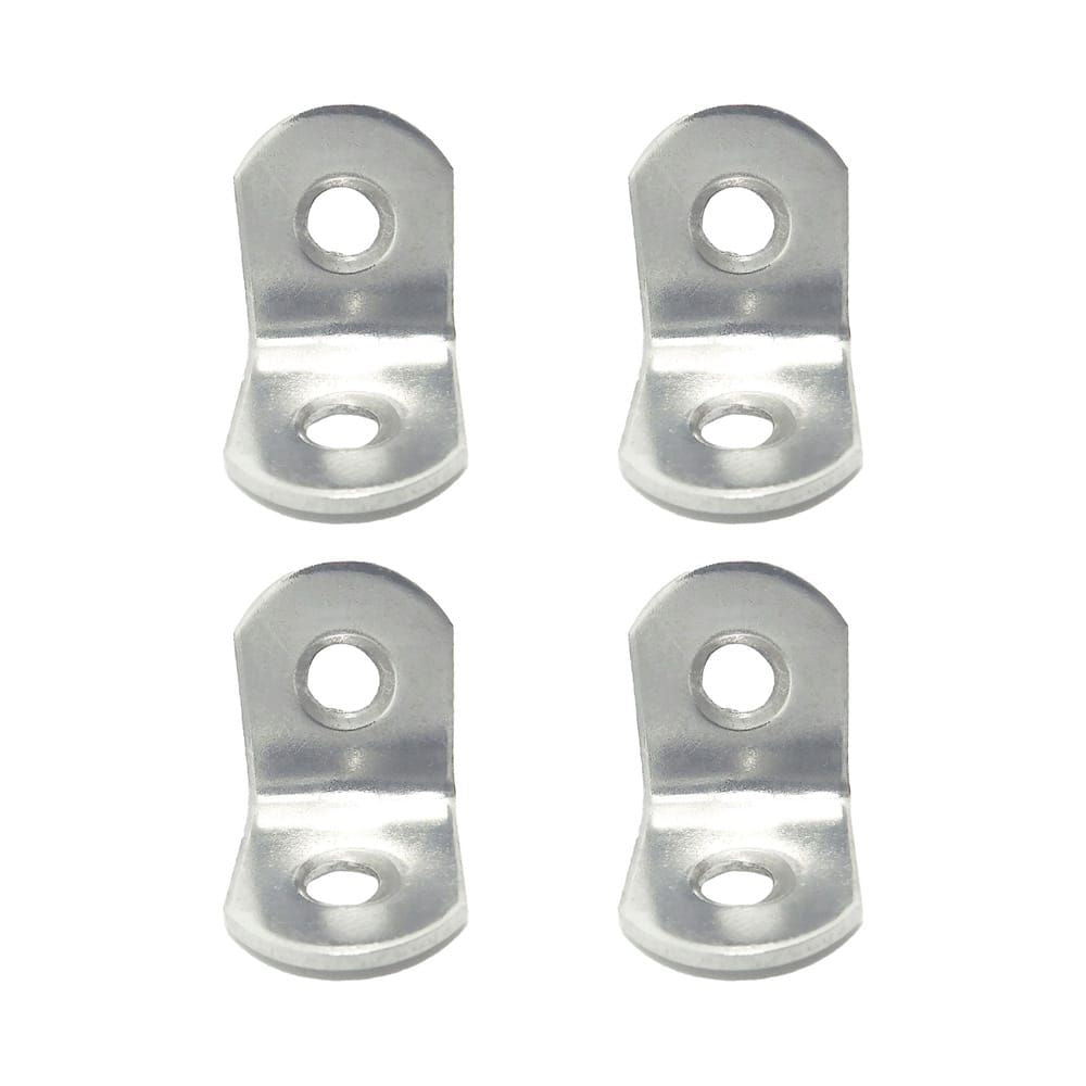 ÁNGULO REFUERZO AN24, ACERO INOXIDABLE, 20 x 20 x 16 mm. 4 unidades