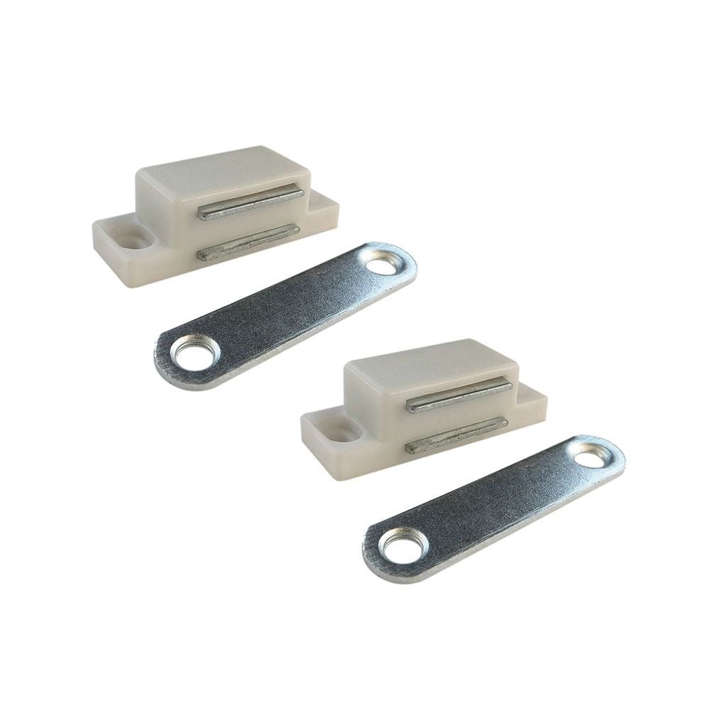 CIERRE MAGNÉTICO IM02, BLANCO, 42 x 18 mm, 2 unidades
