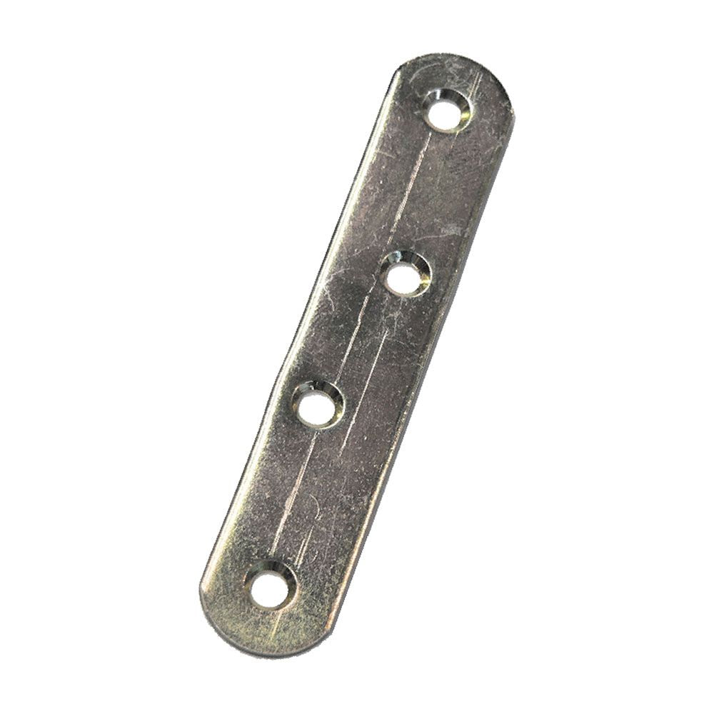 PLACA RECTA UNIÓN PLC01 BICROMATADO 80 x 19 mm