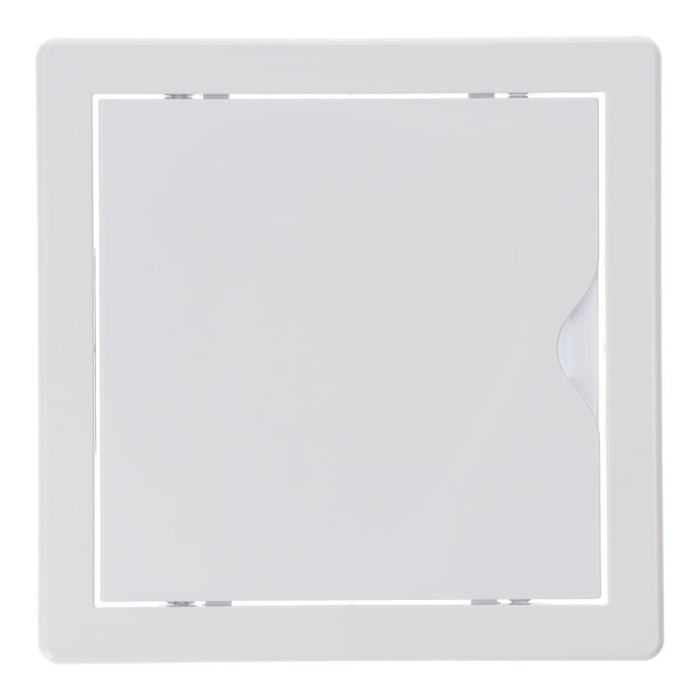TAPA DE REGISTRO CUADRADA EMPOTRABLE ABS 15x15cm BLANCA
