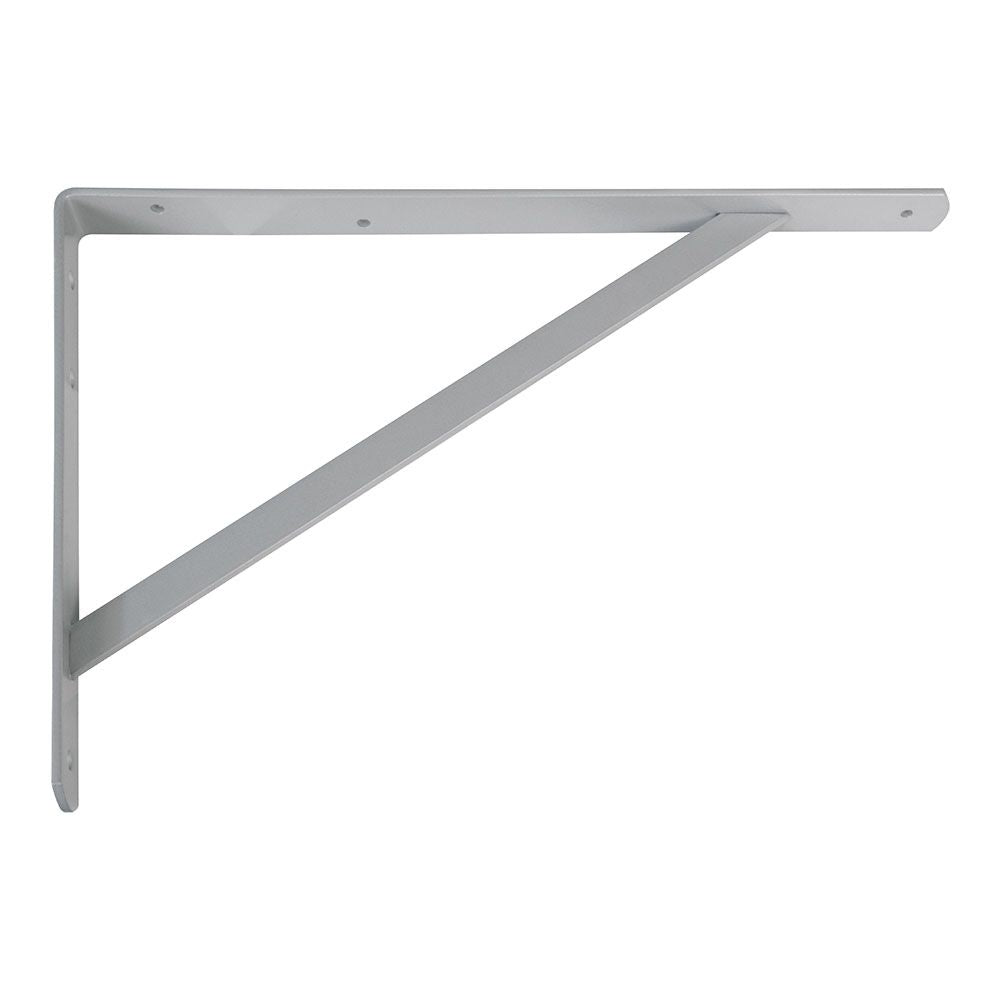 ESCUADRA DE ACERO GRIS METAL (S) 9806 250 x 200 mm