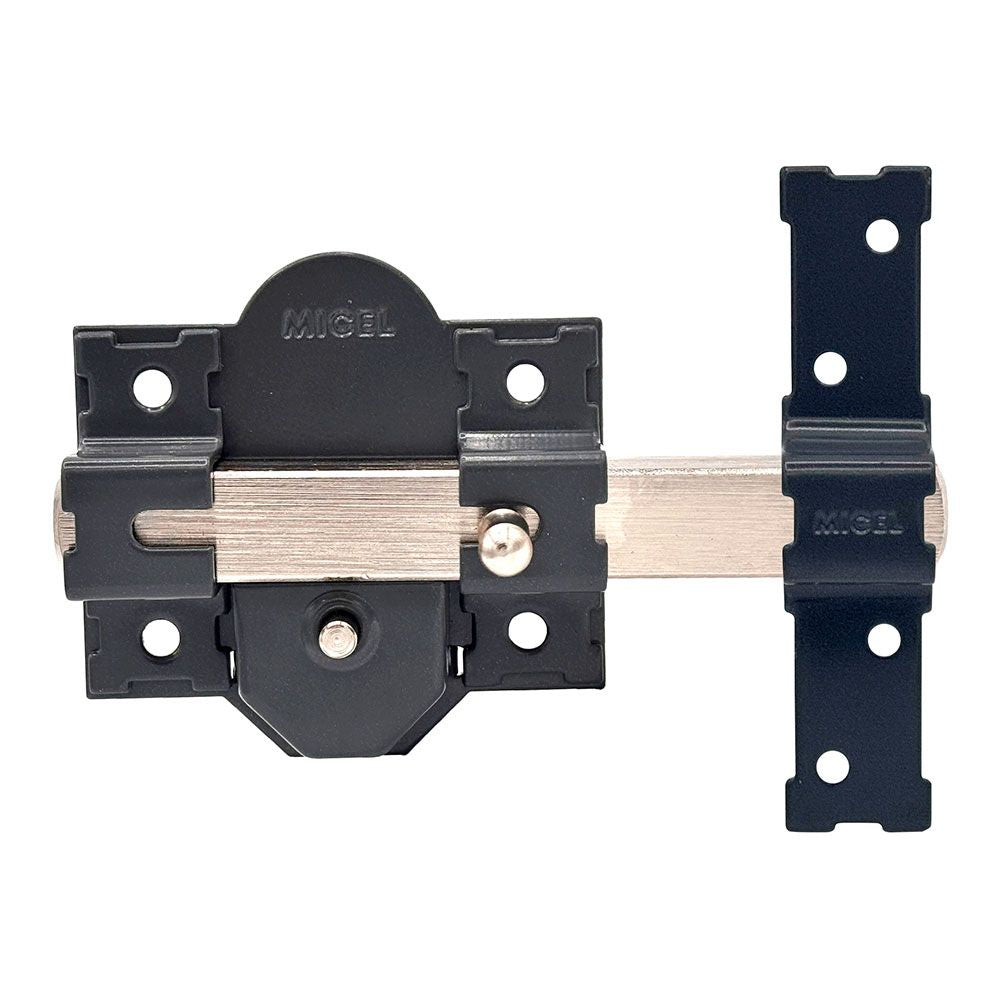 CERROJO SOBREPONER CRR08 86B/50 mm PINTADO GRIS LLAVES IGUALES AMAESTRADAS
