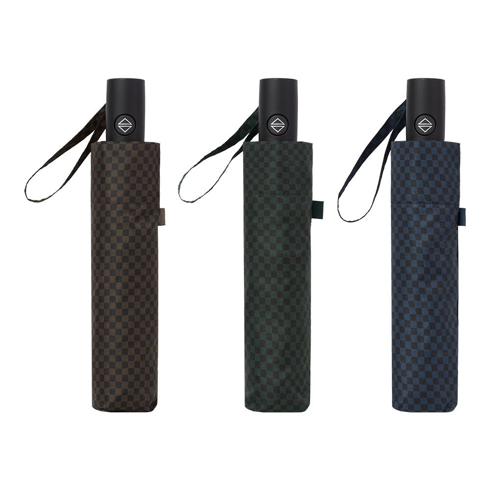 PARAGUAS MINI APERTURA Y CIERRE AUTOMATICO 7 VARILLAS Ø94cm PONGEE PUÑO NEGRO RECTO CLIMA COLORES / MODELOS SURTIDOS