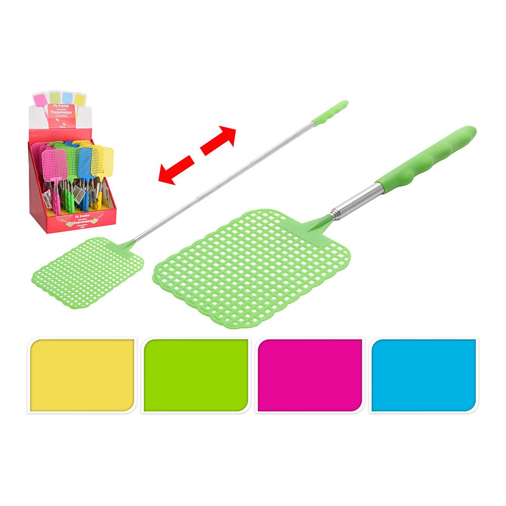 PALA MATAMOSCAS EXTENSIBLE COLORES SURTIDOS