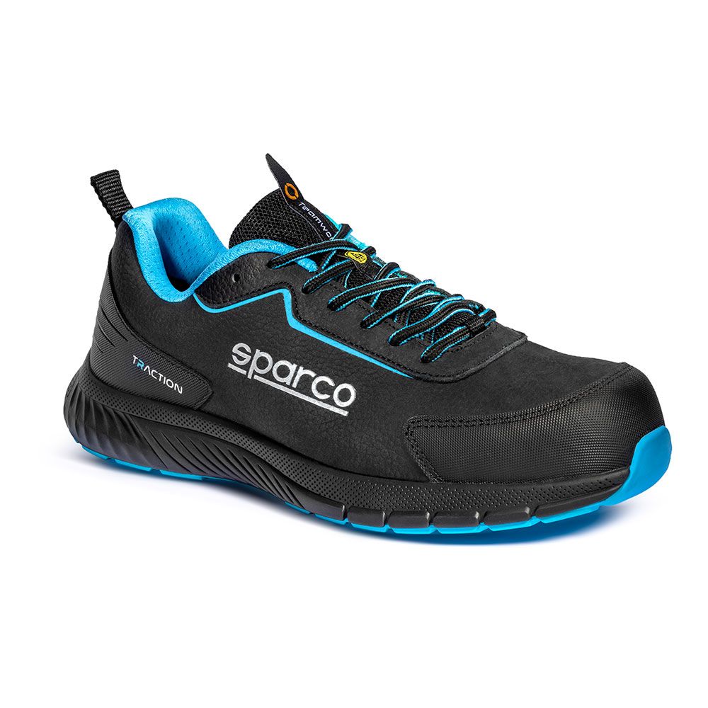 ZAPATO DEPORTIVO DE SEGURIDAD TRACTION NUBUCK TAKUMA, ESD S3S SR FO HRO SC, TALLA 41