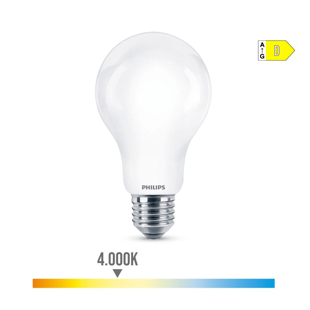 BOMBILLA STANDARD LED E27 13 w 2000 lm 4000 k LUZ DIA Ø7 x 12,1 cm