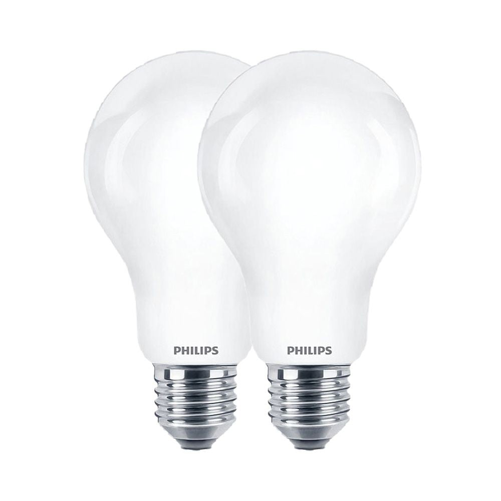 BOMBILLA ESTÁNDAR LED E27 8,5 W 1055 lm 2700 K LUZ CÁLIDA, 2 uds