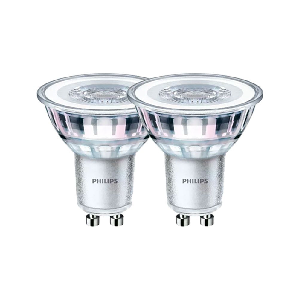 BOMBILLA GU10 LED 4,6 W 390 lm 4000 K LUZ DÍA, 2 uds