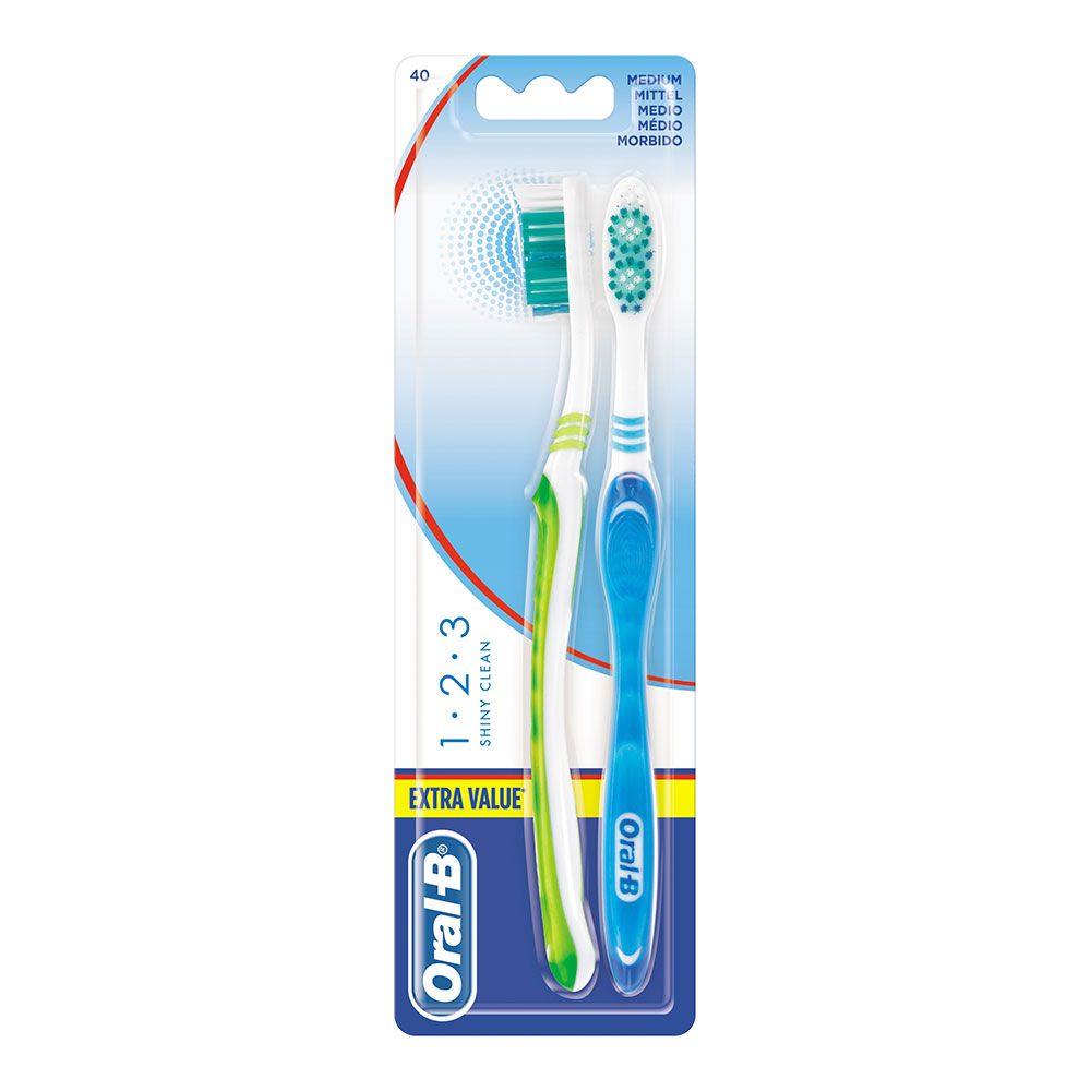 CEPILLO SHINY CLEAN 2 uds COLORES / MODELOS SURTIDOS