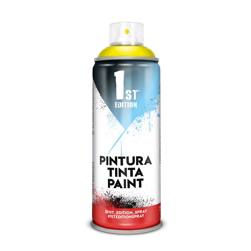 PINTURA ALQUÍDICA SPRAY 520 cc REF 642 AMARILLO LIMÓN MATE 300 ml