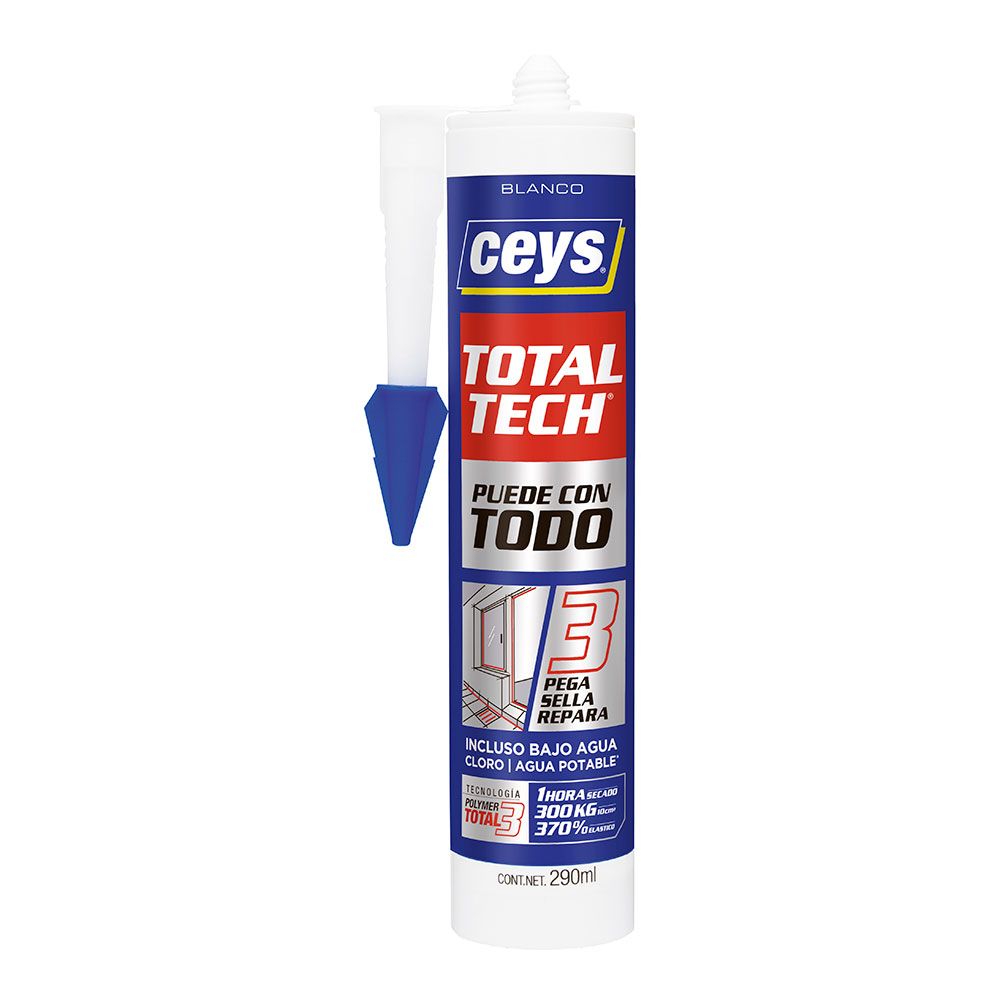ADHESIVO SELLADOR TOTAL TECH BLANCO 290 ml
