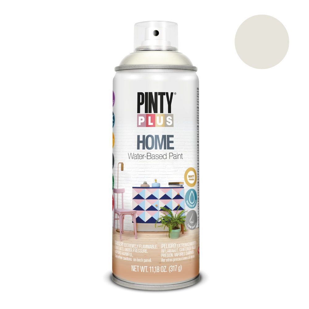 PINTURA ACRÍLICA SPRAY HOME WATER-BASED 520 cc WHITE LINEN HM113